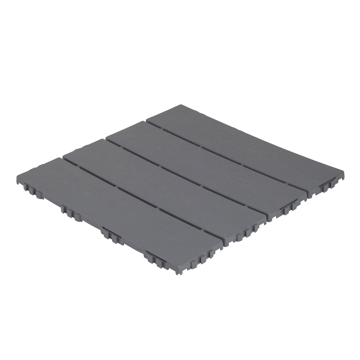 Terrassenfliesen Klick-System WOODLOOK hestra-woodlook-dunkelgrau-stecksystem