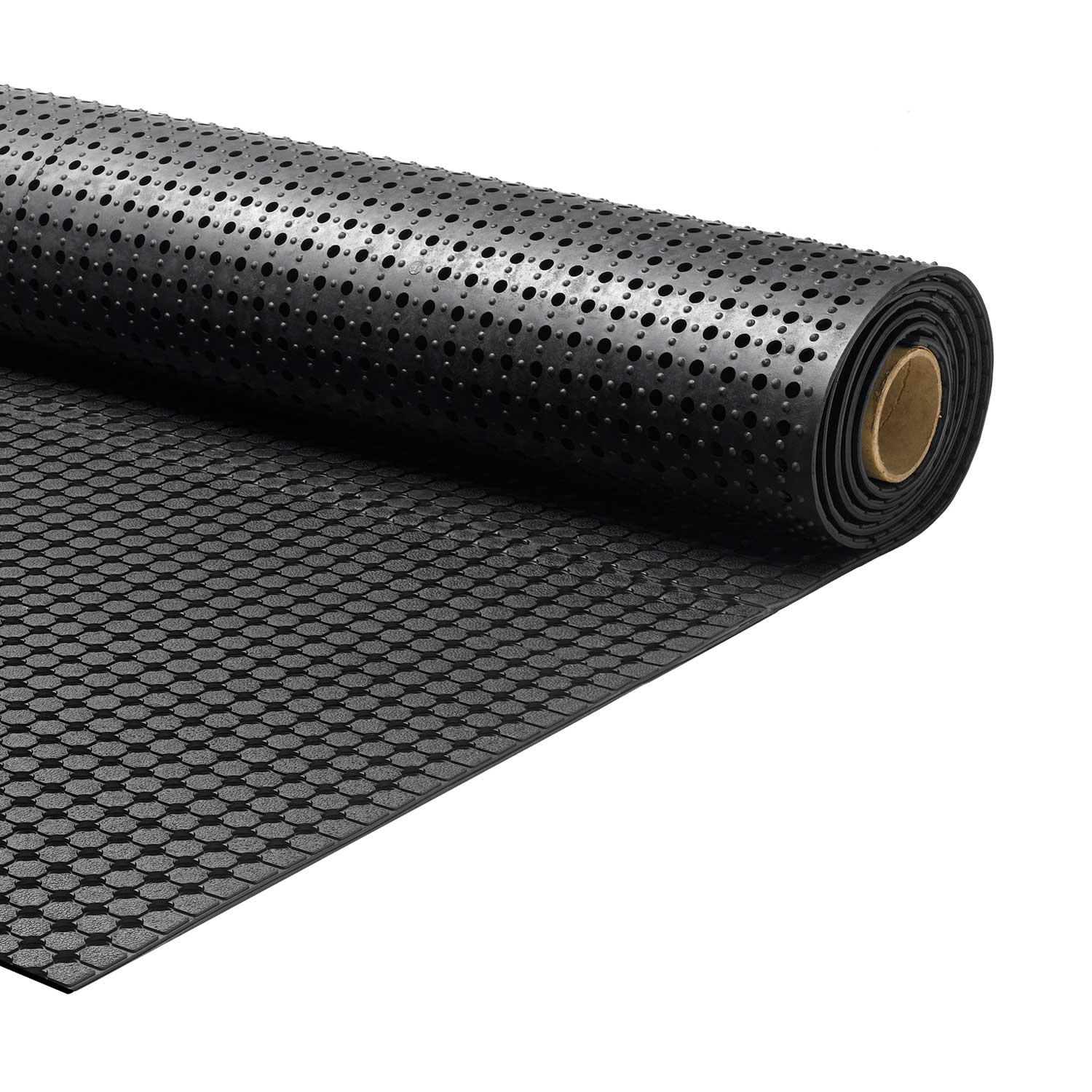 Ringmatte | 90 oder 183 cm breit | 10 m lang ringmatte-gummimatte