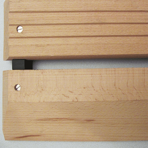 Holzrost mit Auffahrkeil, 80|100|120|150cm breit, Länge 100-1000 cm