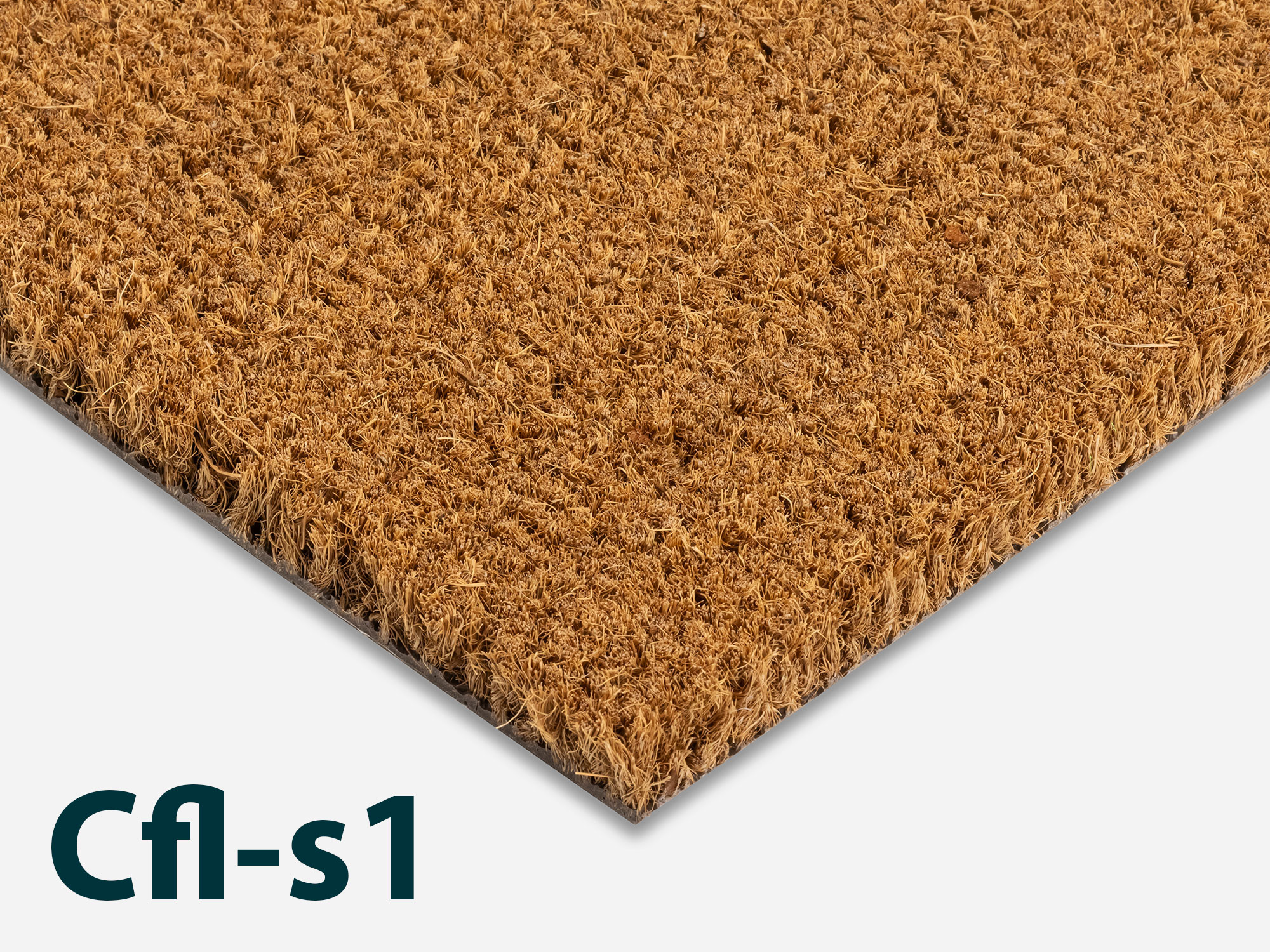 Premium-Kokosmatte TIGER PROTECT+ natur | nach Maß kokosmatte-schwer-entflammbar-cfl-s1