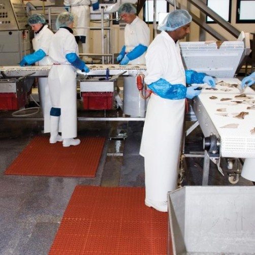 Antirutsch-Arbeitsplatzmatte SAN-EZE für die Lebensmittelindustrie